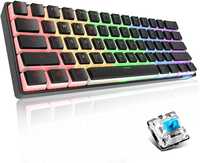 NACODEX Mini 60% tastatură mecanică - PBT Pudding Keycap Bluetooth 5.0