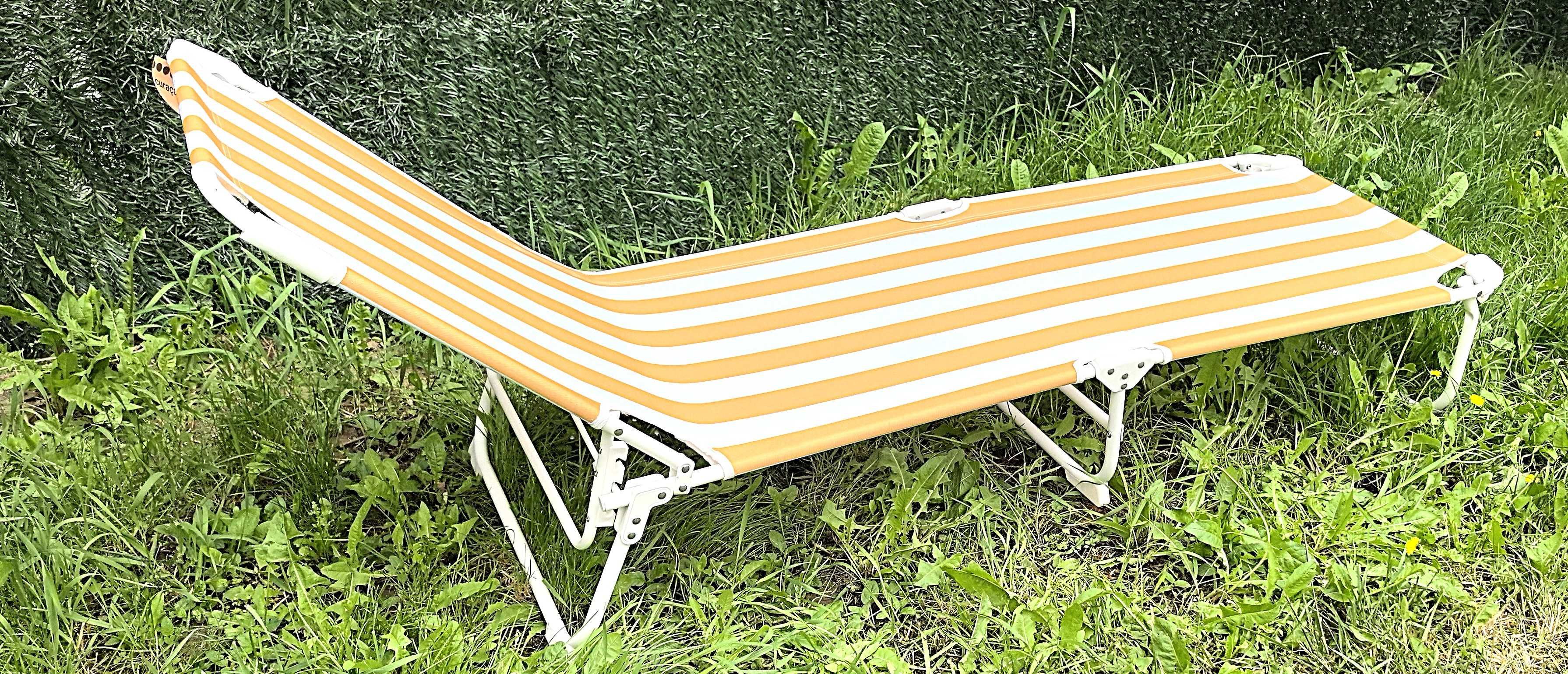 Sezlong Pliabil Gradina 185x60cm – Portocaliu