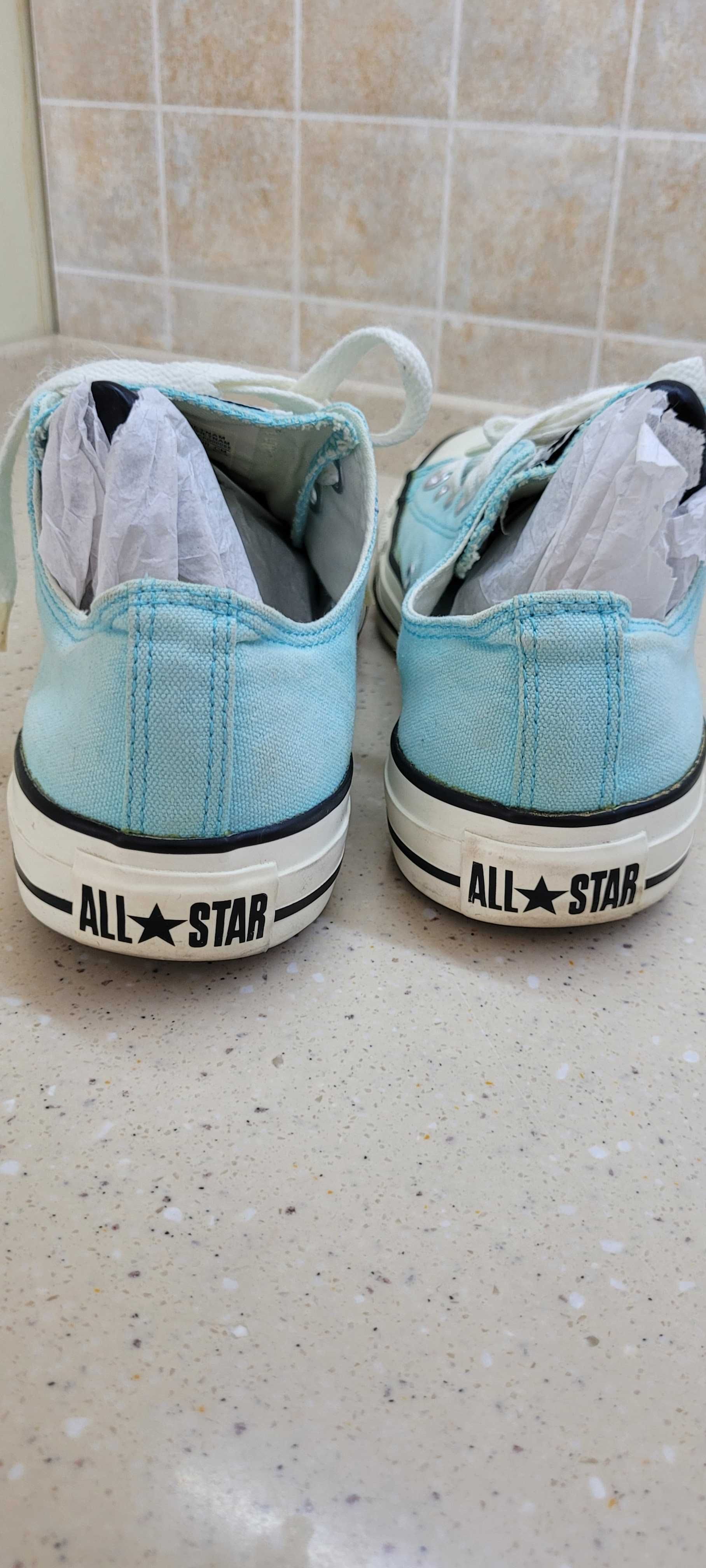 Кеды Converse голубые женские