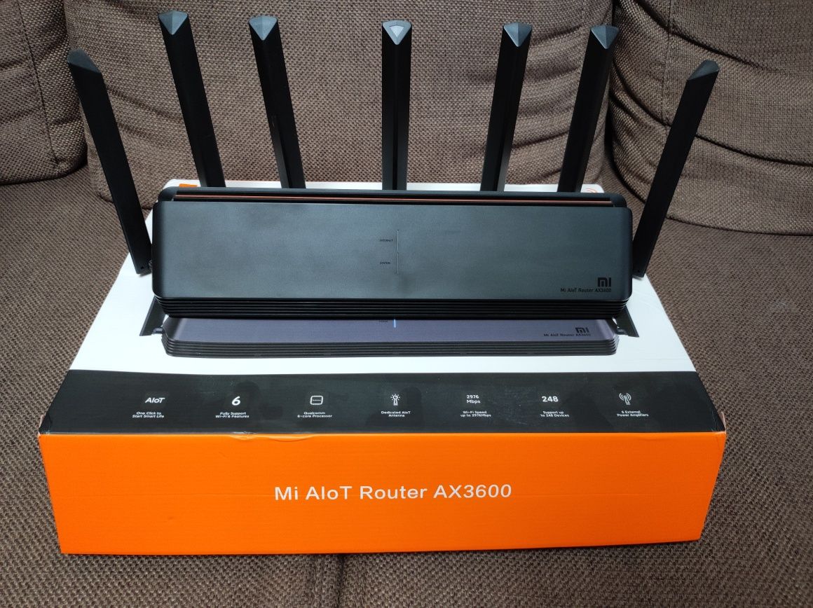 Router Xiaomi Mi AIoT AX3600, DVB4251GL, Wi-Fi 6, OFDMA +, 6 antene