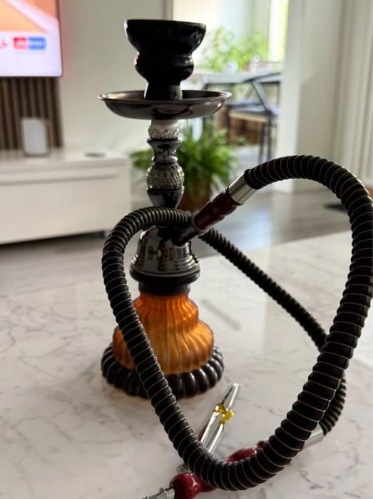 Narghilea araba cu un singur tub ,furtun si teava premium