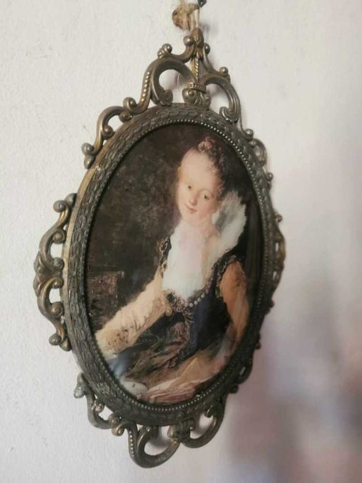 Tablou cu rama din bronz