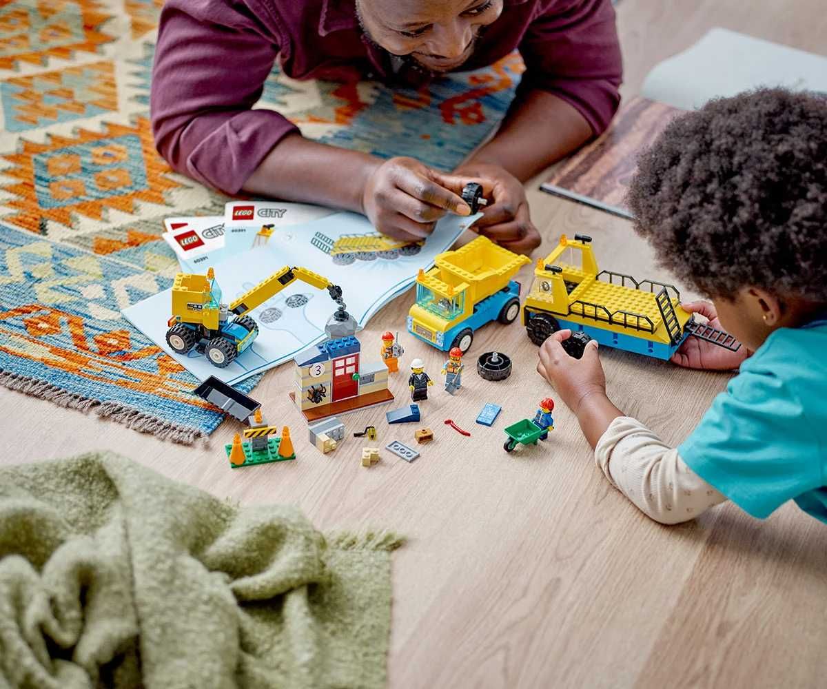LEGO® City Great Vehicles 60391 - Строителни камиони и кран 235ч