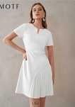 Rochie alba cu bolero (ideal si pentru confirmare)