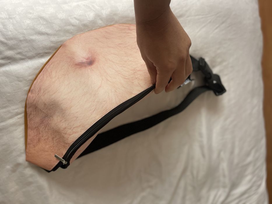 Borseta geanta burta 3D