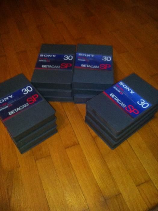 Caseta Betacam SP Sony BCT-30MA Metal Bande 30min.