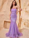 Rochie de seara violet