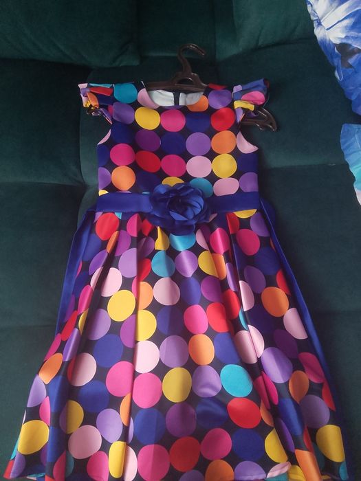 Платье в горошек