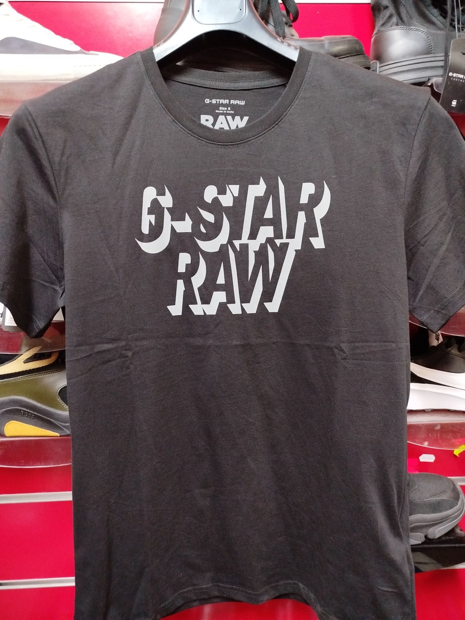 Оригинална НОВА тениска G-Star Raw Retro Shadow S , M мъжка черна