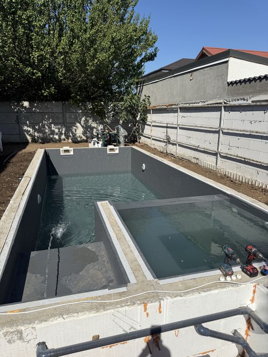 Piscina cofraje polistiren cu liner preturi avantajoase