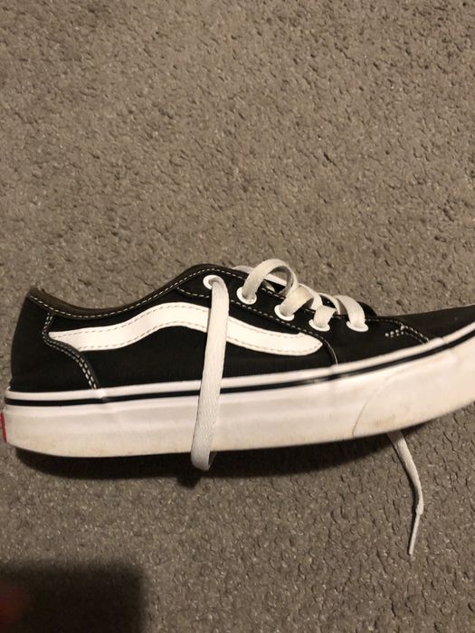 Vans din panza negri