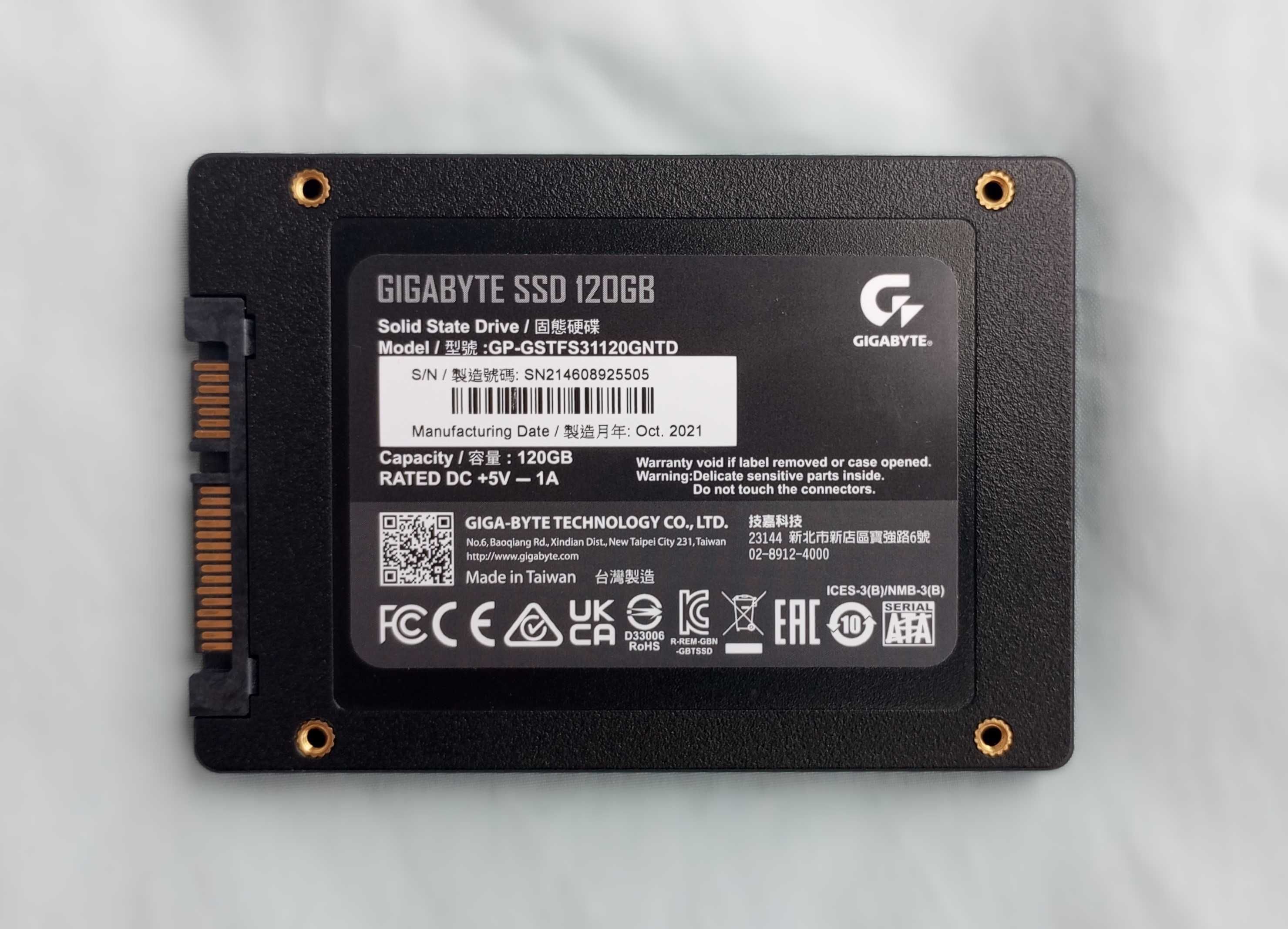 Gigabyte SSD 120Gb