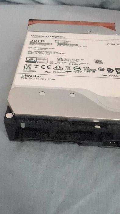 Hard Disk WD Ultrastar DC HC560 20TB SAS 7200rpm