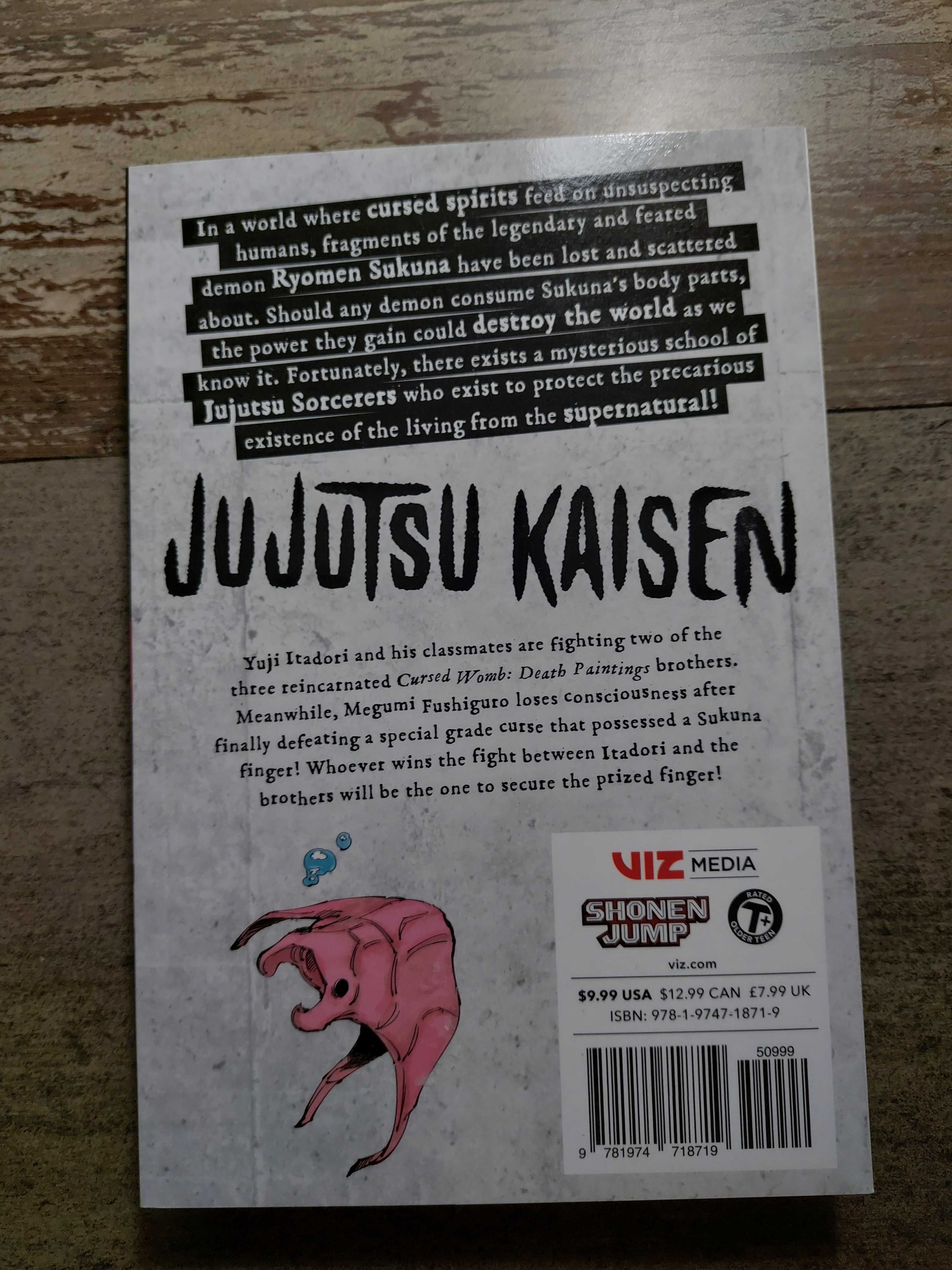 Manga- Jujutsu Kaisen, Vol. 8