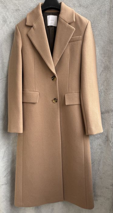 Палто Mango XXS с вълна