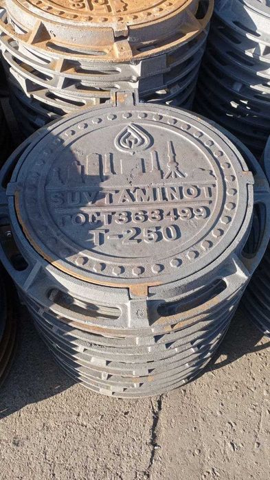 Люк чугунный есть ДОСТАВКА Прочный ВСЕ ТИПЫ : Л - С - Т