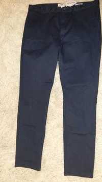 Мъжки тъмносини панталони от шлиферен плат, размер 54