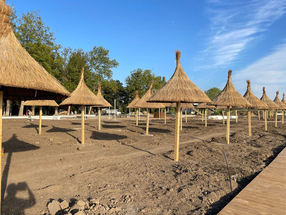 UMBRELE Stuf Plaja., Piscina Robuste cadru metalic sau lemn