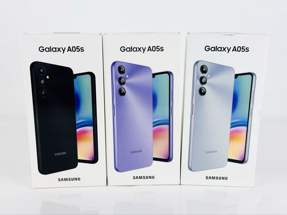 НОВ! Samsung A05s 64GB 4RAM Black / Silver / Violet / 2г. Гаранция!