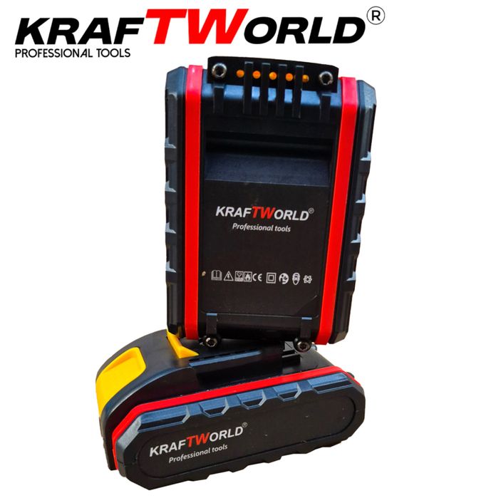 Лозарска Ножица Акумулаторна Градинска ножица KraftWorld с 2 Батерии