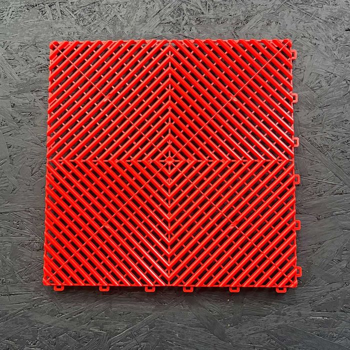 Pardoseala Modulara pentru Garaj si Service Rosu RED Made in Romania