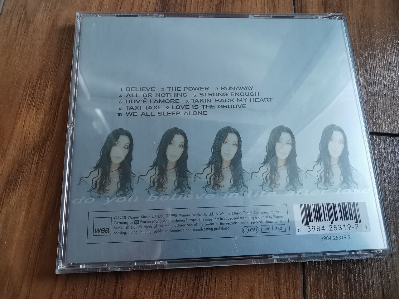 Cd Album Cher - Believe (1998)