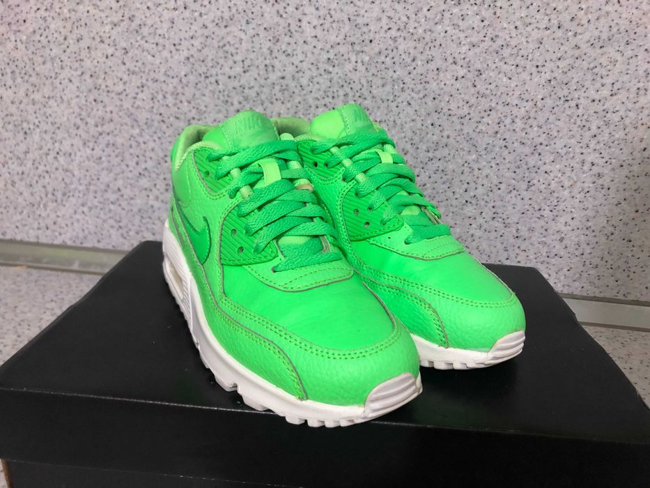 ОРИГИНАЛНИ *** Nike Air Max 90 Leather / Green White