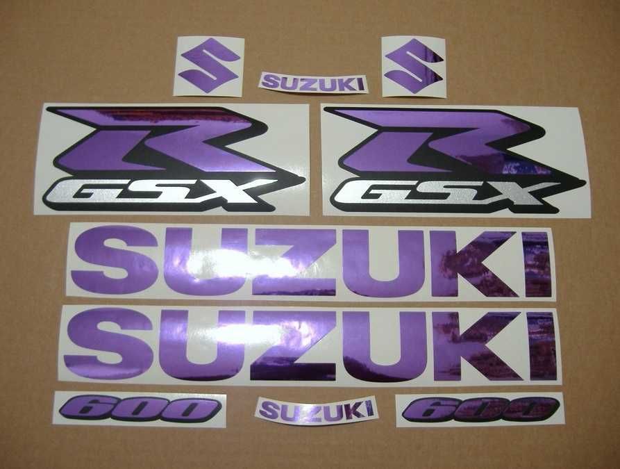 Стикери Сузуки 600 различни цветове GSXR Suzuki лепенки гсхр емблеми
