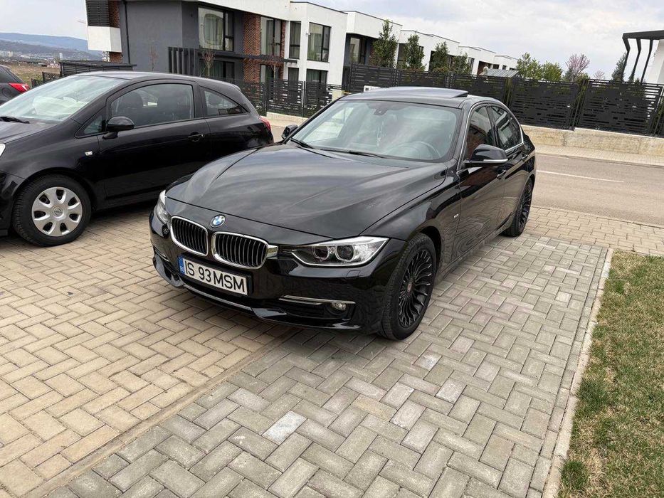 BMW F30 - AUTOM, HARMAN ,TRAPA, PIELE -Plafon NEGRU 184 CP-Luxury Line