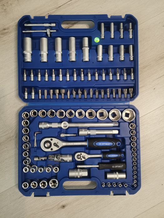 Trusa chei/ scule auto 108piese ,trusa tubulare 108 piese ch-vanadium