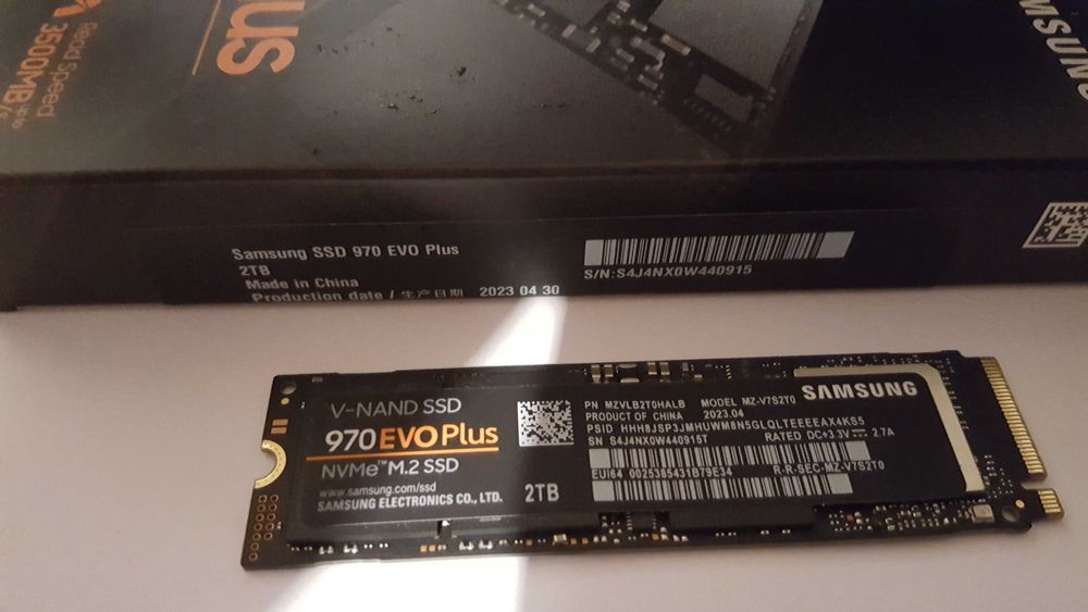 SSD Samsung 970 Evo Plus 2TB NVME PCI-E Express M.2 TLC Garantie 2028