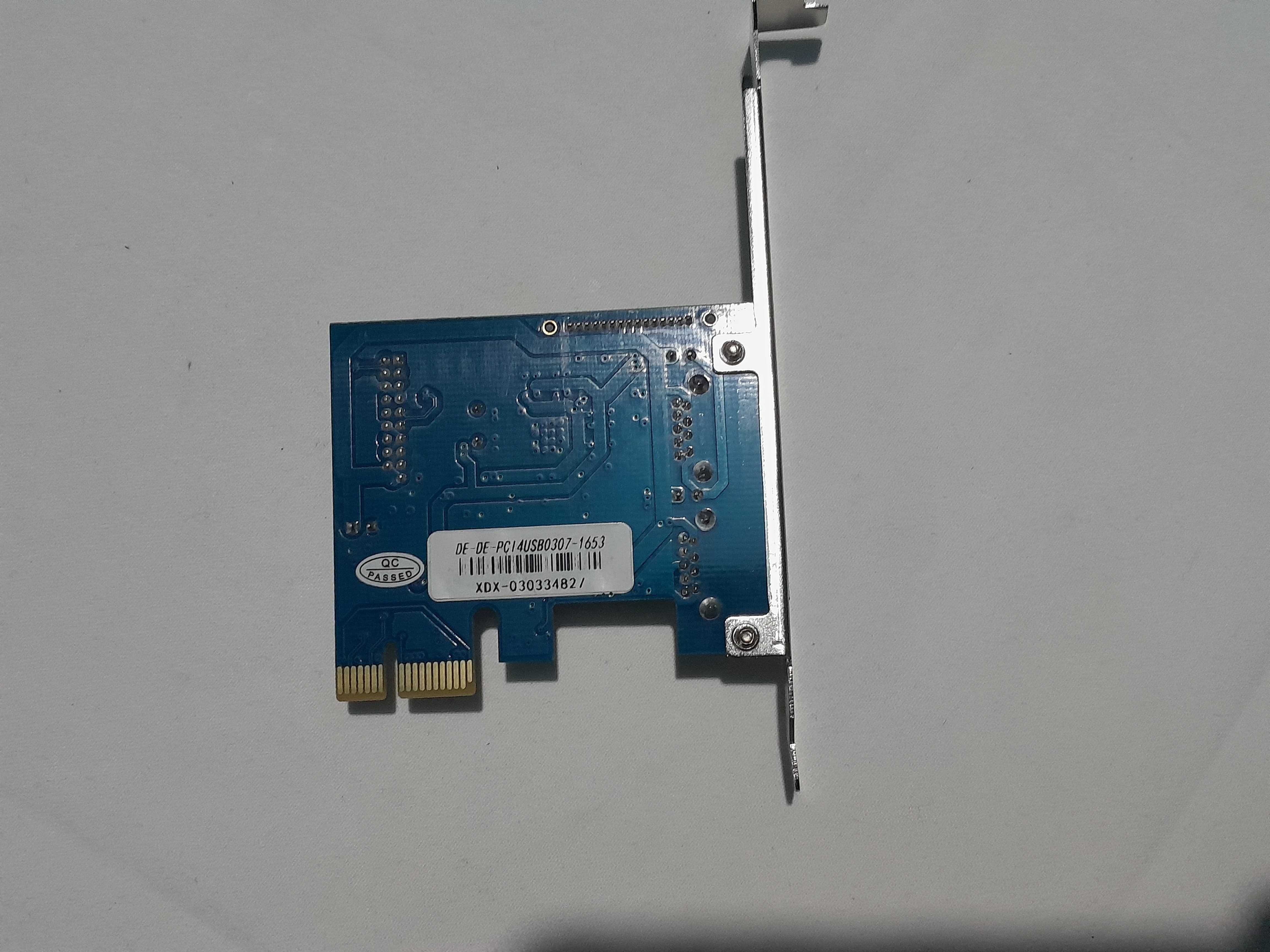 Placa PCI Express cu 2 x porturi externe USB 3.0 si 1 x port intern