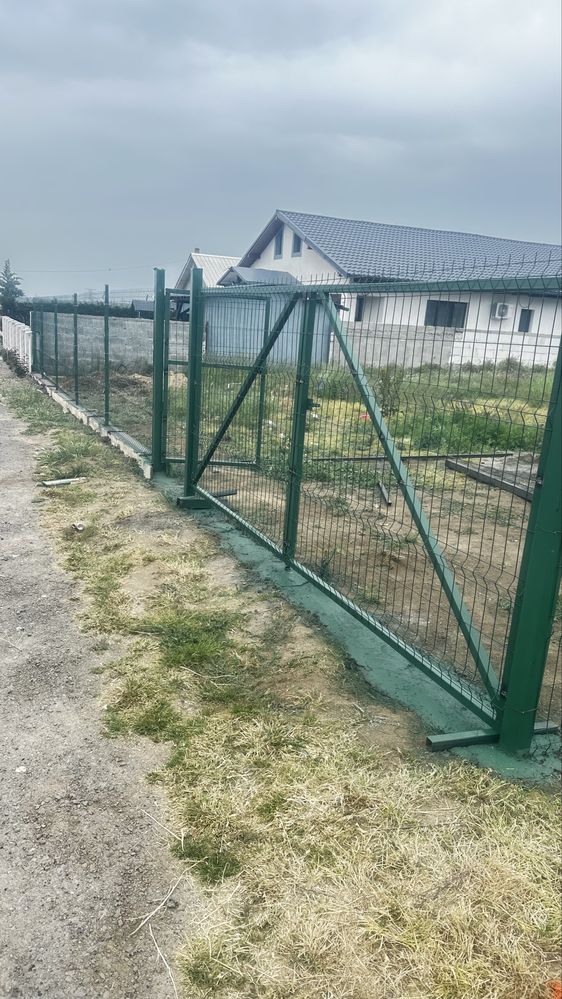 Facem garduri din plasa bordurata tabla cutata sipca metalica
