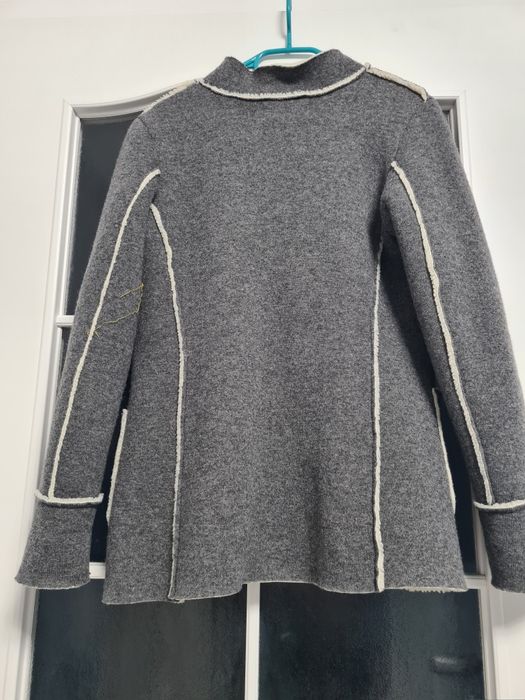 Sacou dama cu blanita sintetica pe interior