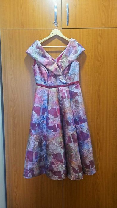 Rochie Style UP - facuta pe comanda - matase si organza - UNICAT