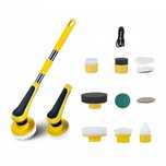 Set perie electrica, rotativa, 7 accesorii, pt baie, bucatarie, masina