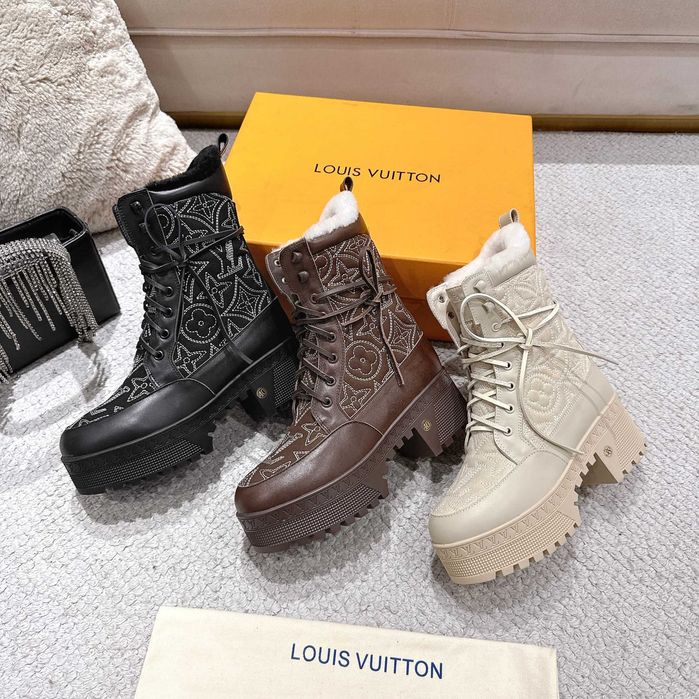 Ghete Louis Vuitton-calitate premium 100% piele naturala
