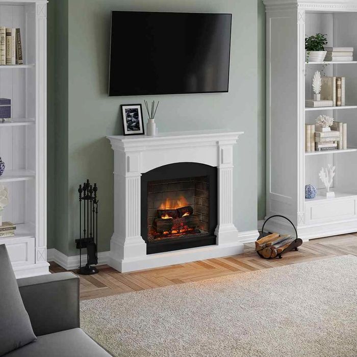 Magna Pure White semineu electric PowerFlame 2