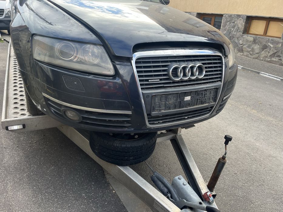 Bara fata Audi A6 C6 cu  spalatori de faruri 2005-2008