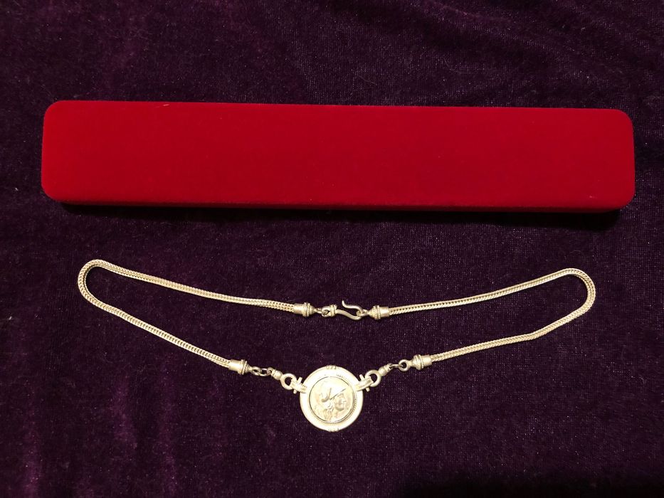 Сребърно колие, античен стил, Атина Палада