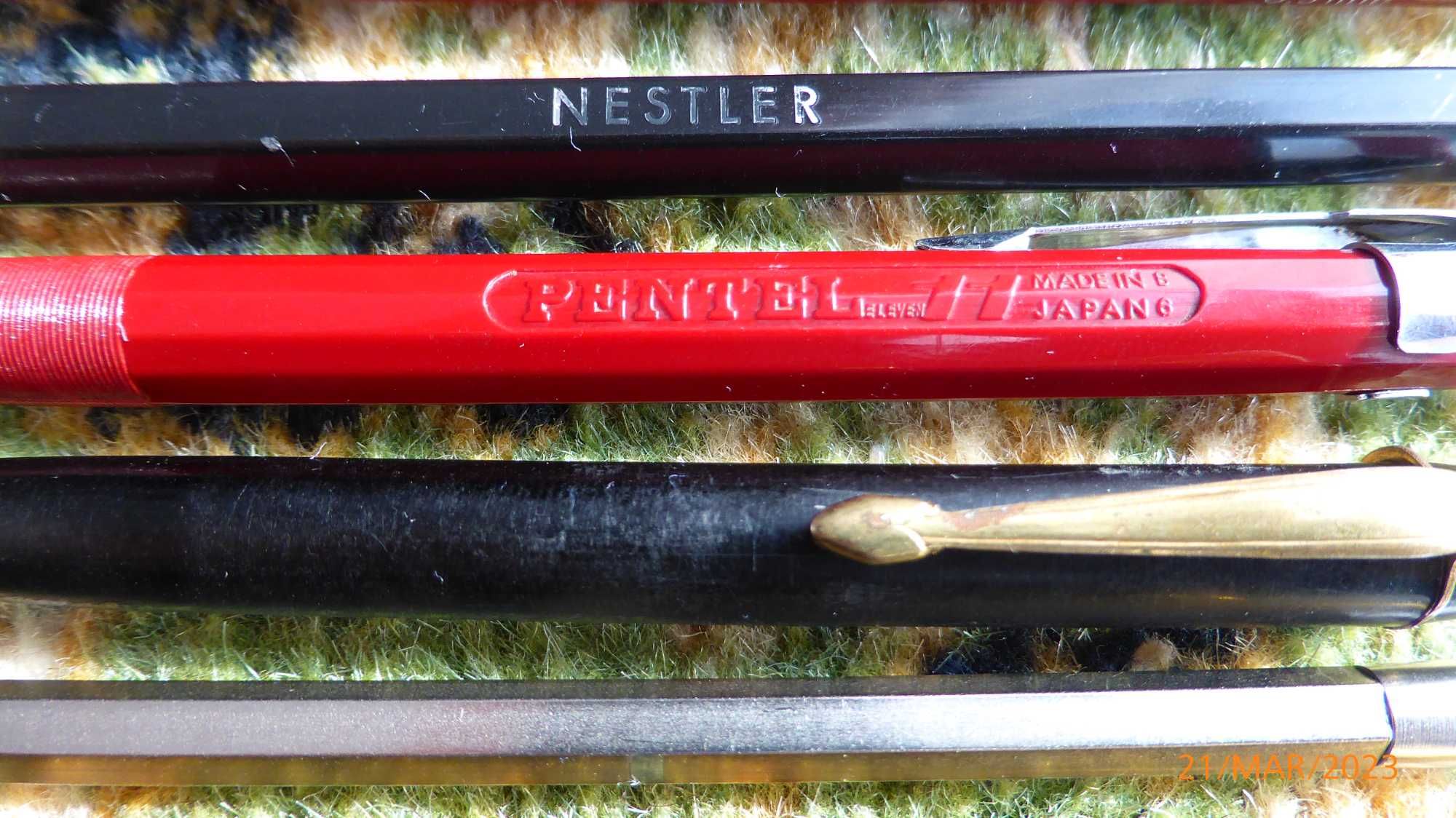 creioane mecanice vintage Faber Castell pentel nestler  skilcraft