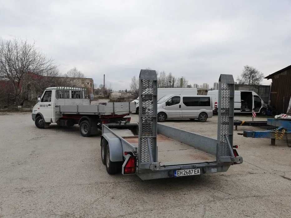 Услуги с мини багер, самосвал и валяк