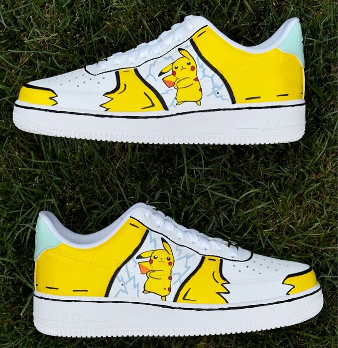 Nike Air Force 1 - Custom Pikachu 40.5