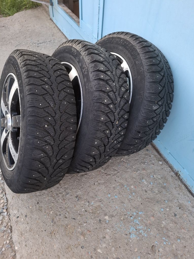 Шины R14 Зима Шипы Комплект в Сборе Диски R14 Разболтовка 4×98