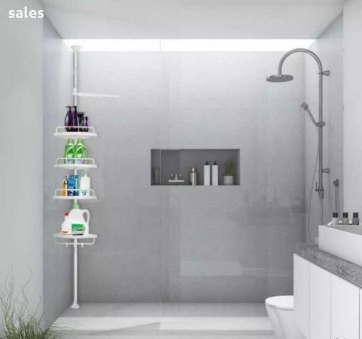 Етажерка за баня – ъглова