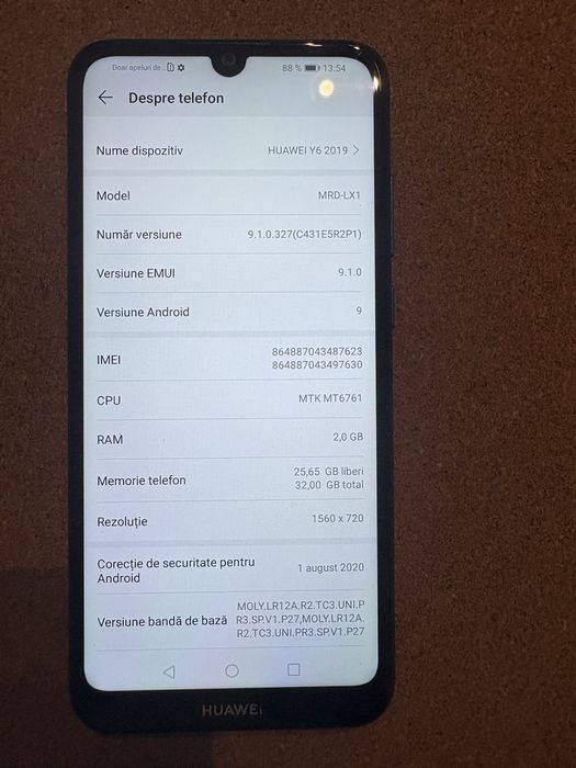 Huawei Y6 2019 32 Gb ID-XXL4661