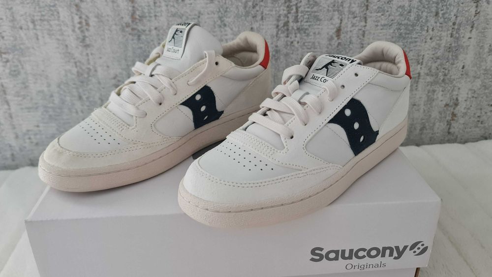 SAUCONY JAZZ ALB - marimea 40 - piele naturata - PREMIUM