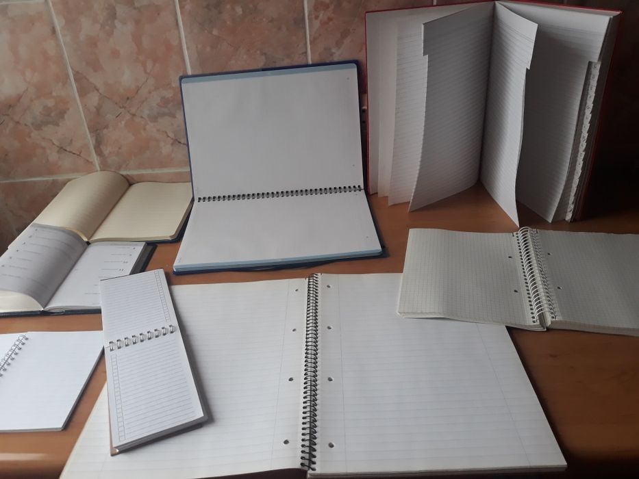 Caiete de diferite marimi