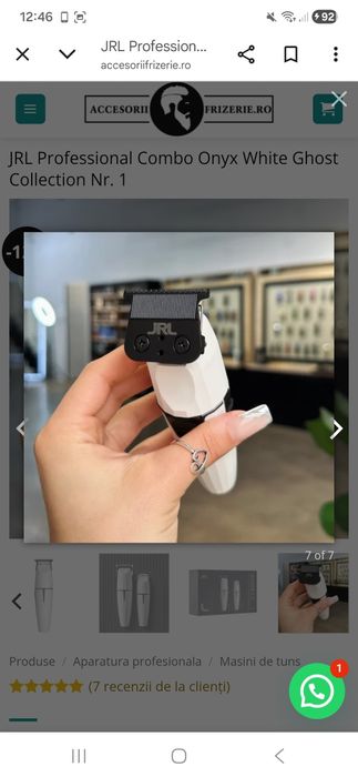 JRL Professional Combo Onyx White Ghost Collection Nr. 1