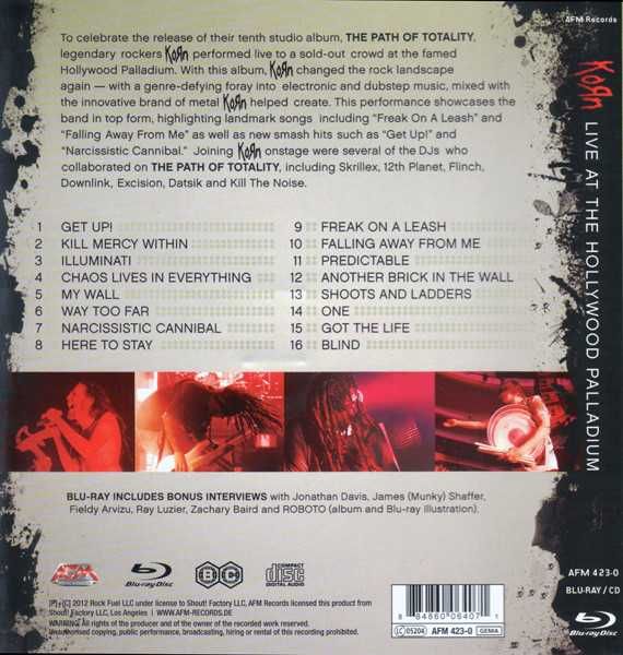 Korn - Colectie CD DVD Bluray